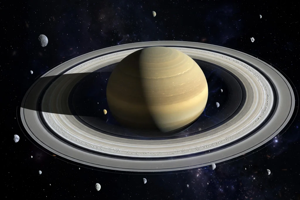 Saturn's Smallest Moons Tell a Big Story of Ancient Collisions